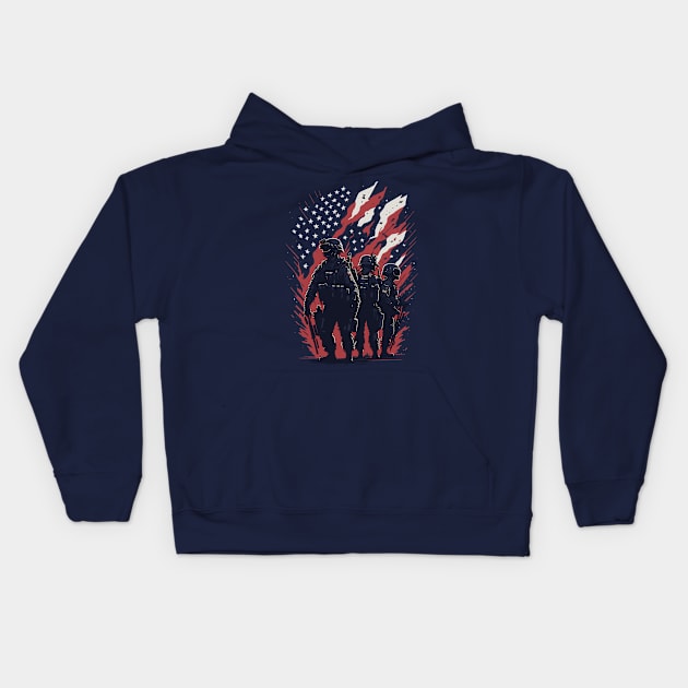 Flag Day Kids Hoodie by By_Russso